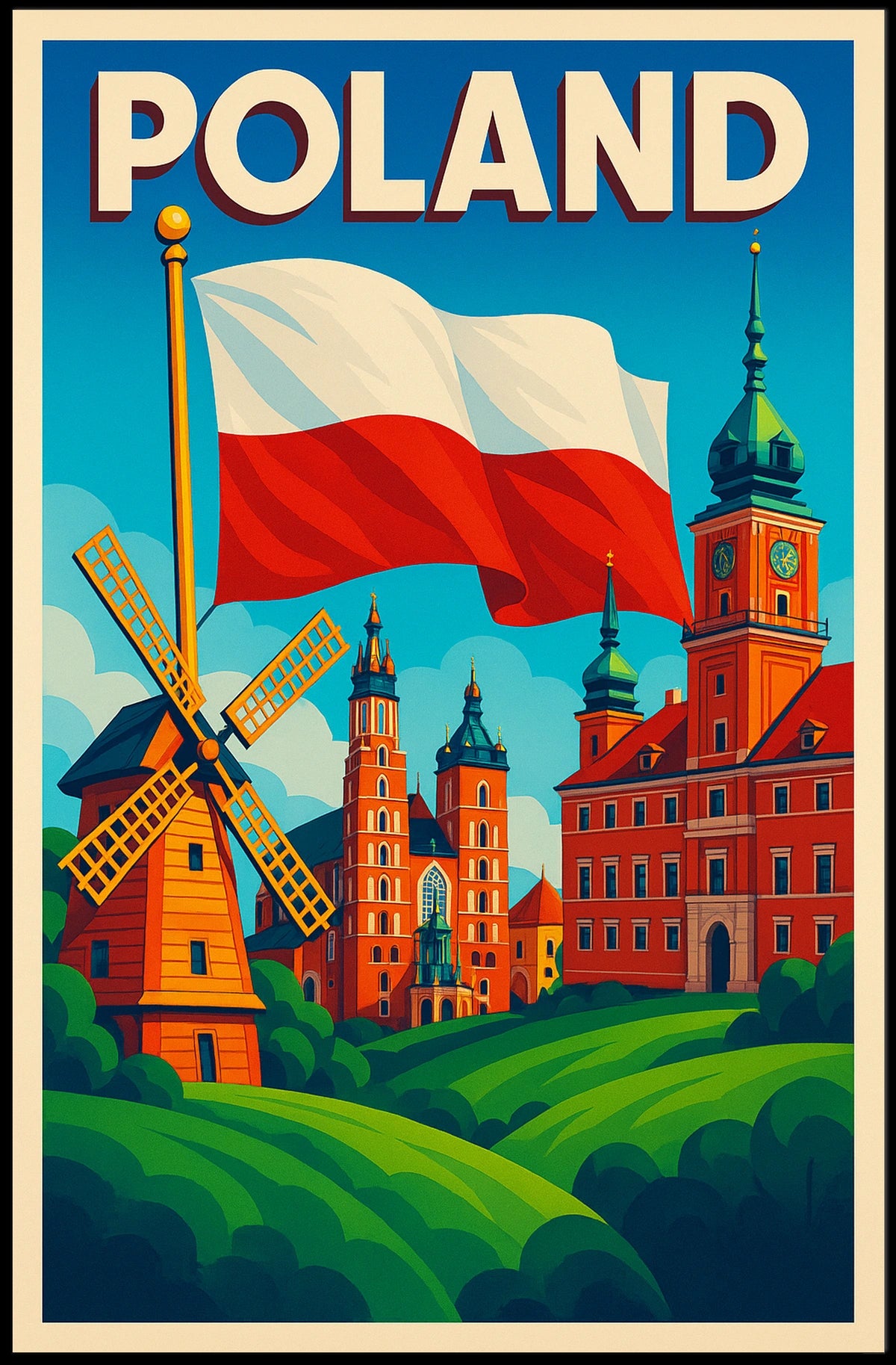 Discover Poland Poster