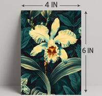 Enchanting Orchid Illustration William Morris Art Poster