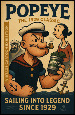 Popeye 1929 Art Poster POP-100