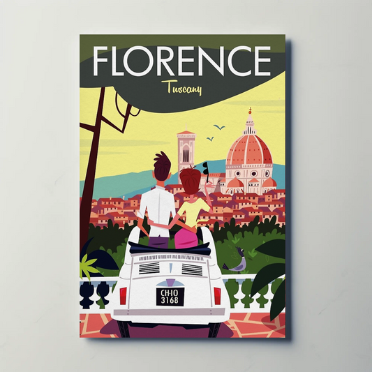 Florence Tuscany Travel Poster