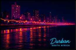 Durban at Night Poster