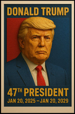 Donald Trump Embarking on Historic Path Poster