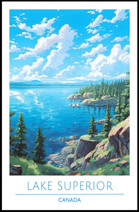 Lake Superior Serenity Poster