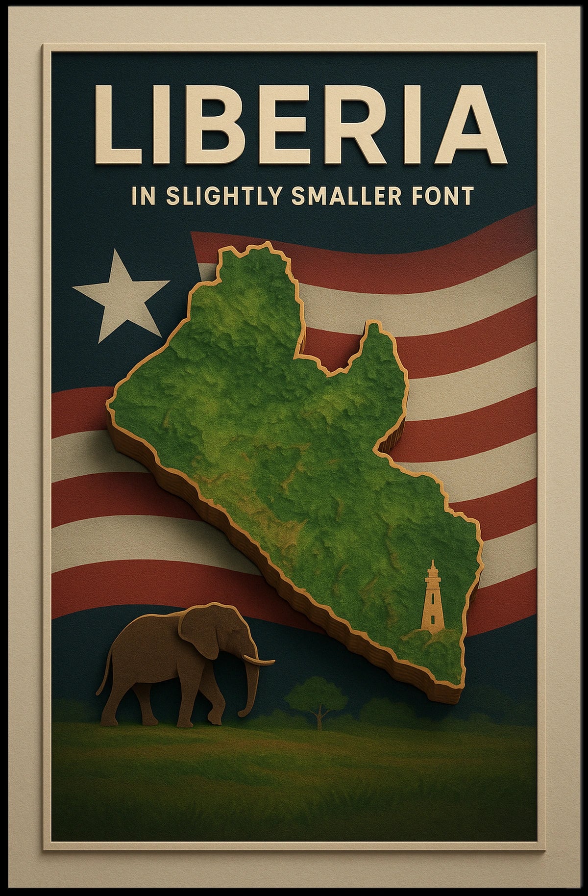 Liberia A Visual Tribute Poster