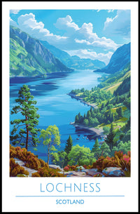 Scenic Loch Ness Poster