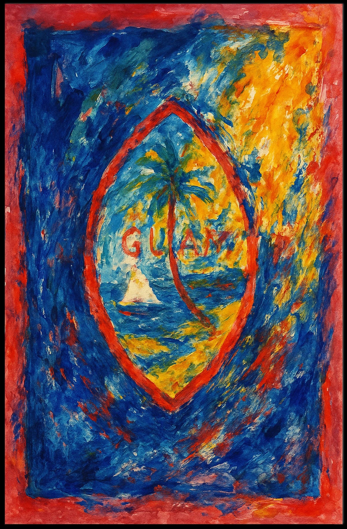 Vibrant Guam Poster