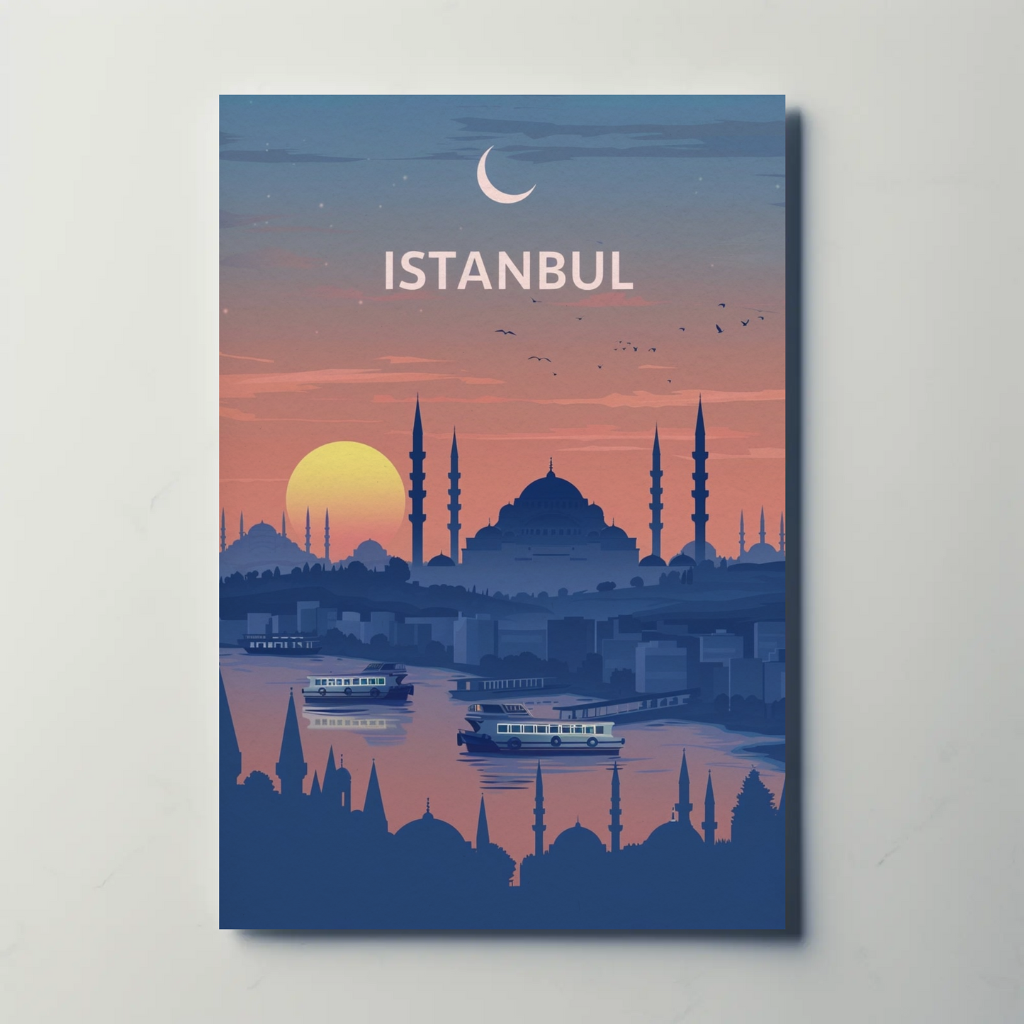 Istanbul: Sunset & Mosques Poster