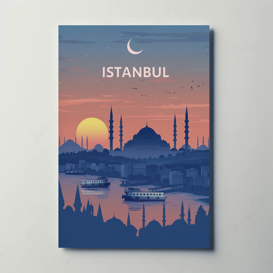 Istanbul: Sunset & Mosques Poster
