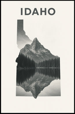 Idaho Landscape Art Poster