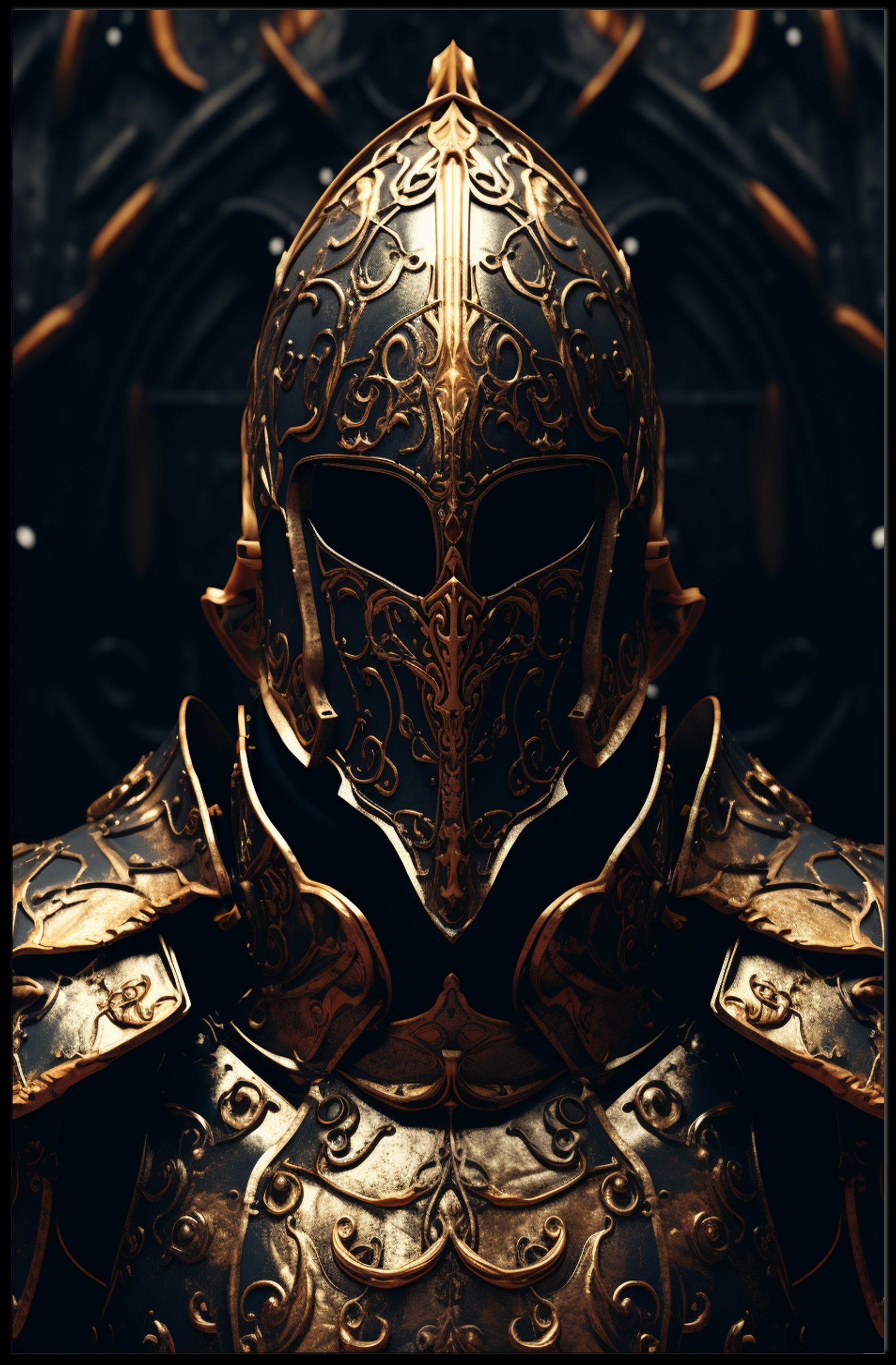 The Golden Knight Poster PosterGoat