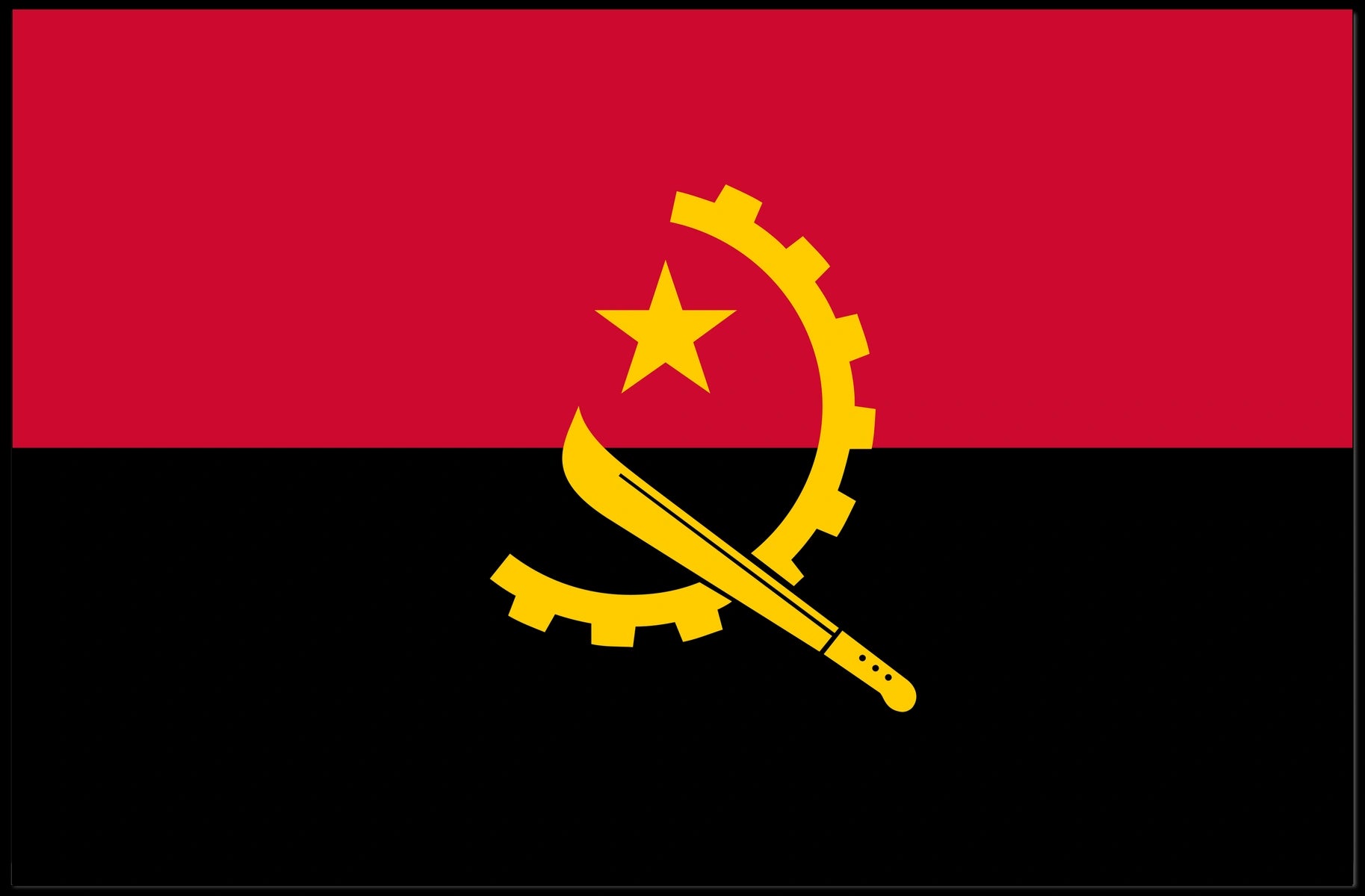Angola Flag Poster