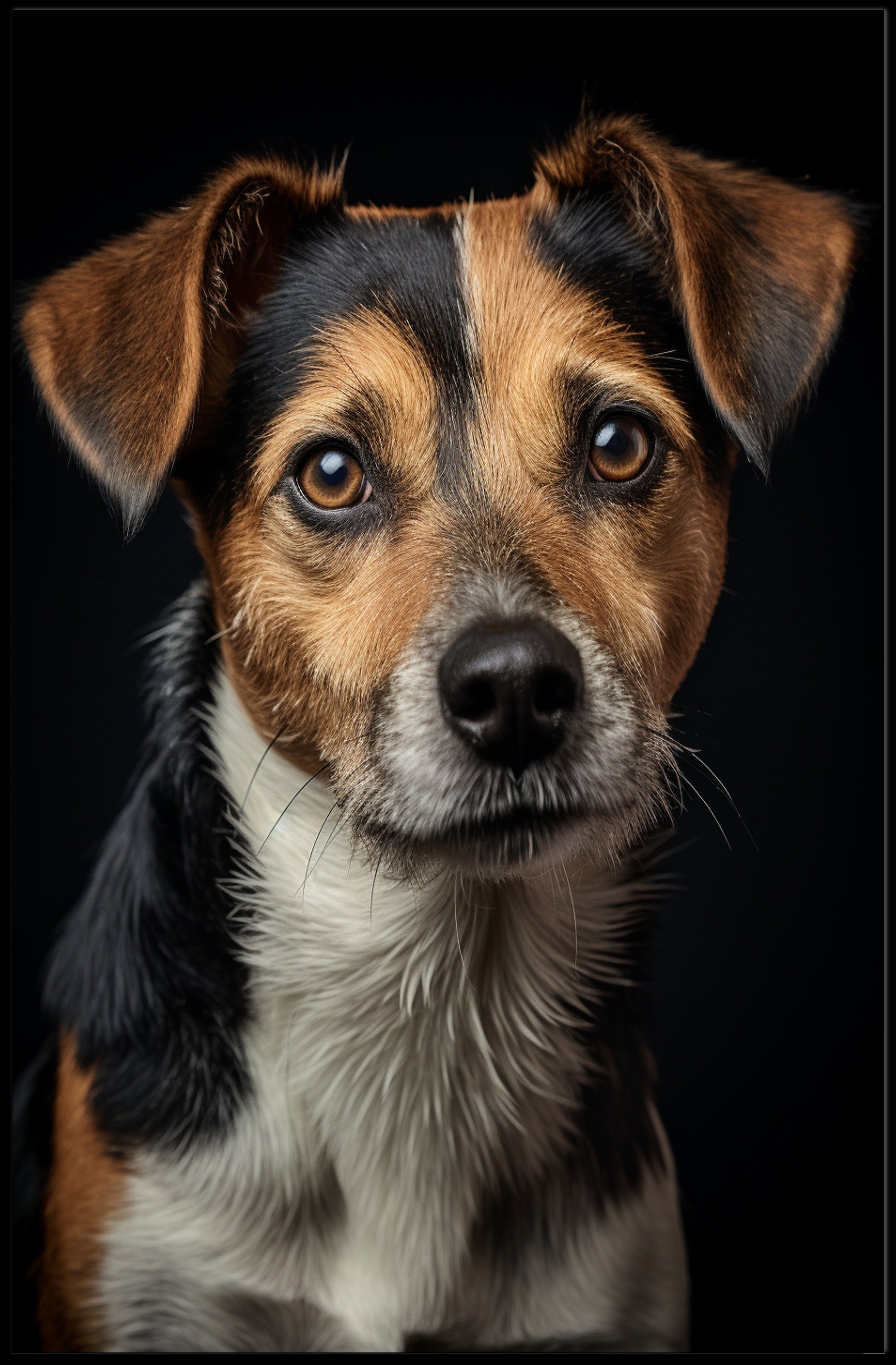 Portrait Of A Loyal Companion Poster PosterGoat