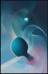 Abstract Waves Abstract Poster