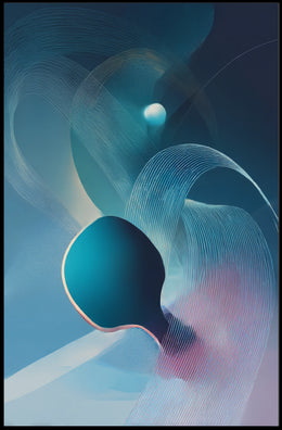 Abstract Waves Abstract Poster