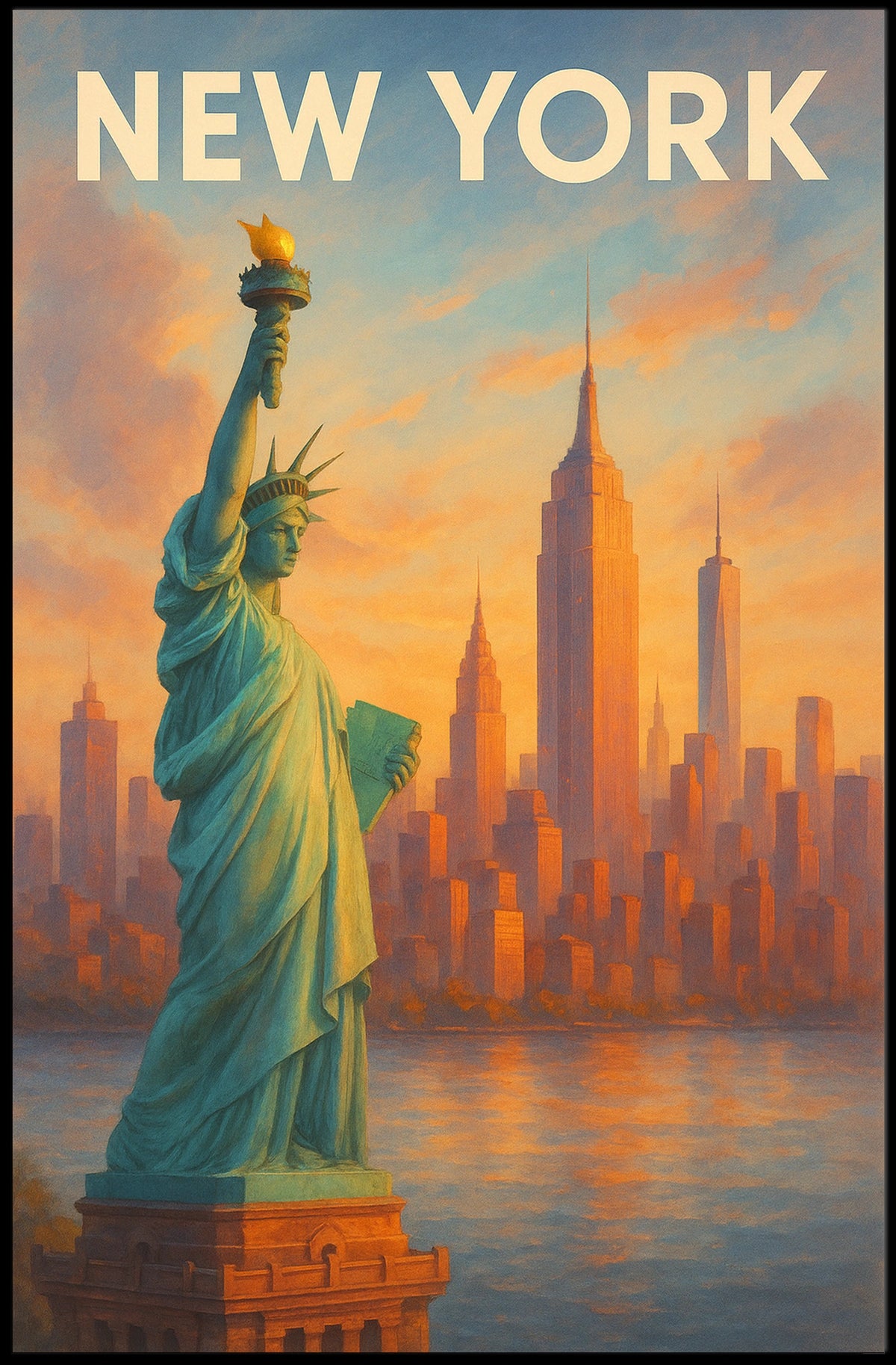 New York Skyline Poster