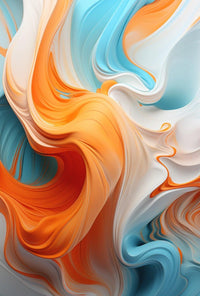 Fluid Energy: Vibrant Abstract, Artistic, or Pop Culture Poster