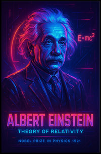 Science Education Albert Einstein Theory Of Relativity Poster