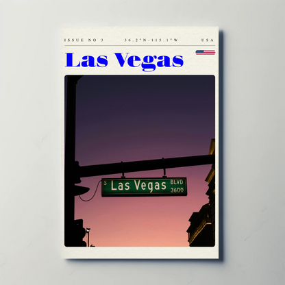 Vintage Poster Las Vegas Blvd Sign