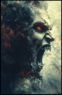 Fiery Fury Poster PosterGoat