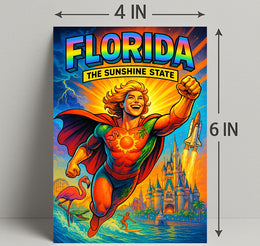 Florida The Sunshine State Poster PosterGoat