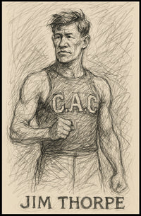 Jim Thorpe Athletic Legend Poster