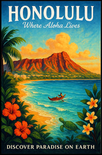 Discover Paradise in Honolulu Poster