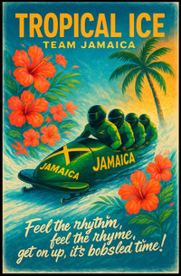 Tropical Ice Team Jamaica Poster