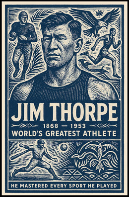 Jim Thorpe Worlds Greatest Athlete Poster