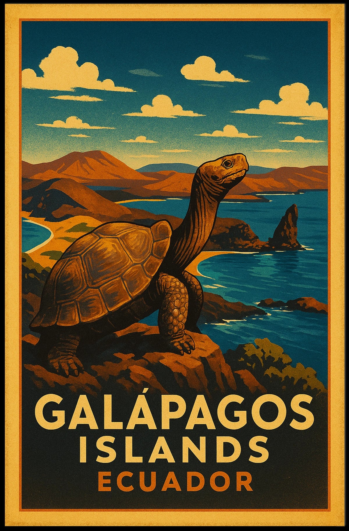 Galápagos Islands Adventure Poster