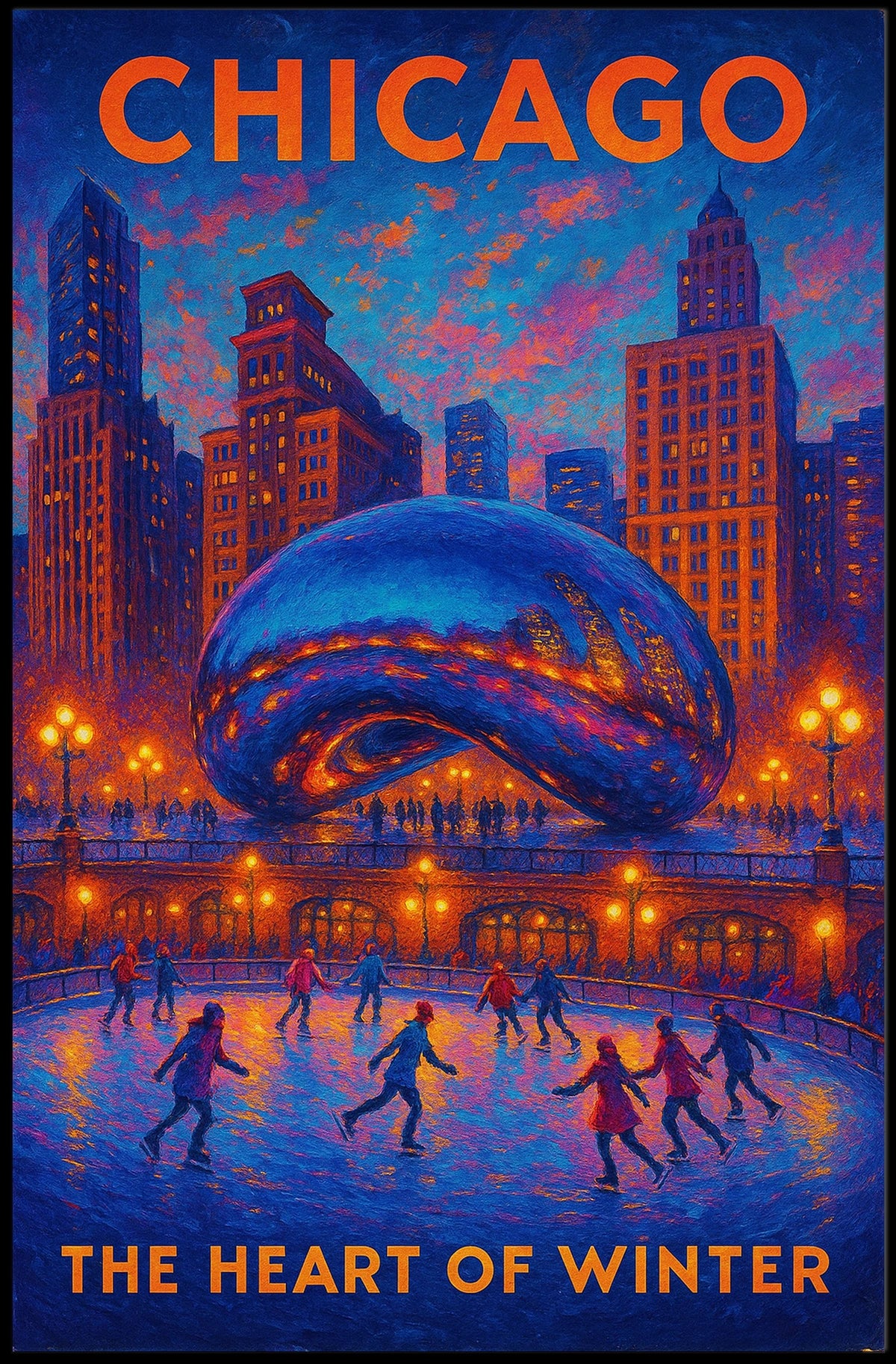 Chicago The Heart Of Winter Poster