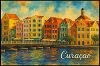 Colorful Curaçao Poster