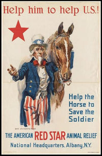 Help the Horse, Save the Soldier Poster PosterGoat