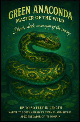 Green Anaconda Master of the Wild Poster