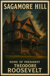 Theodore Roosevelt Sagamore Hill Poster