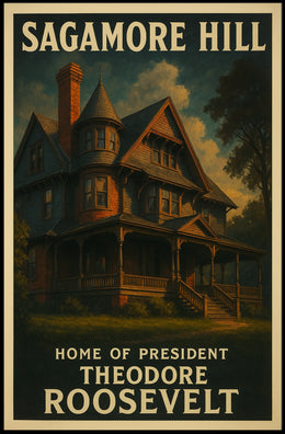 Theodore Roosevelt Sagamore Hill Poster