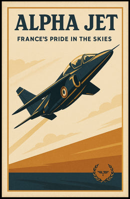 Alpha Jet Frances Pride in the Skies Poster