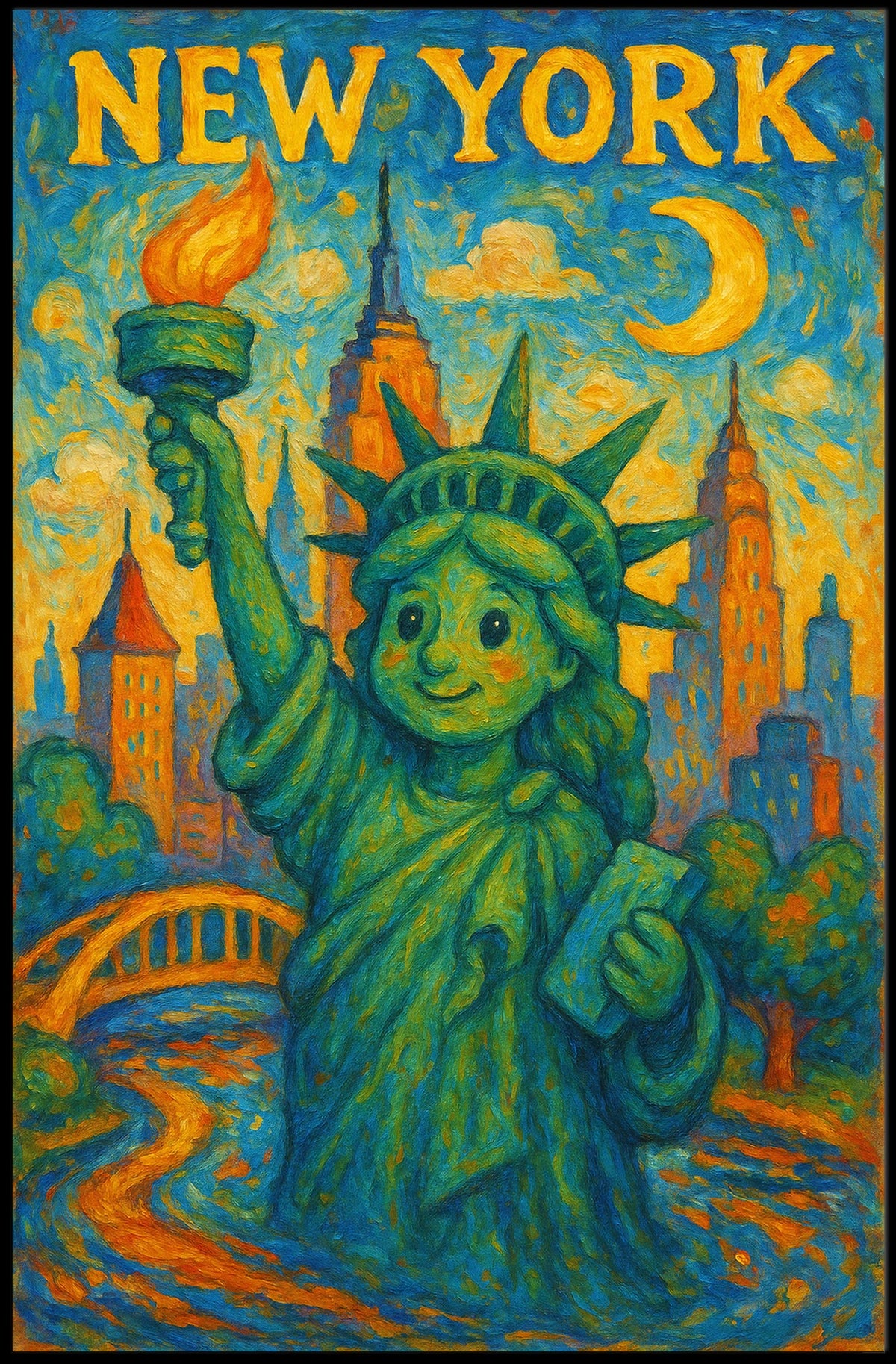 New York Dreamscape Poster