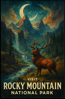 Visit Rocky Mountain National Park Poster
