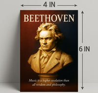 Beethoven Musical Genius Poster PosterGoat