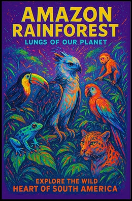 Amazon Rainforest Lungs of Our Planet Poster