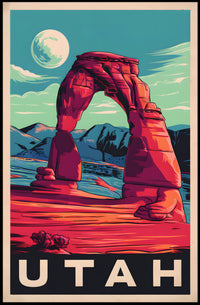 Iconic Utah Landscape Poster