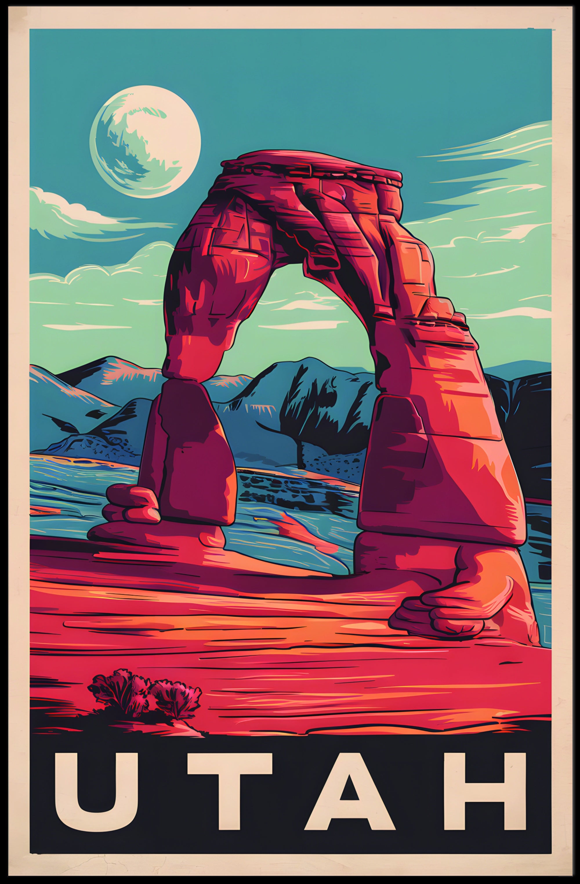 Iconic Utah Landscape Poster
