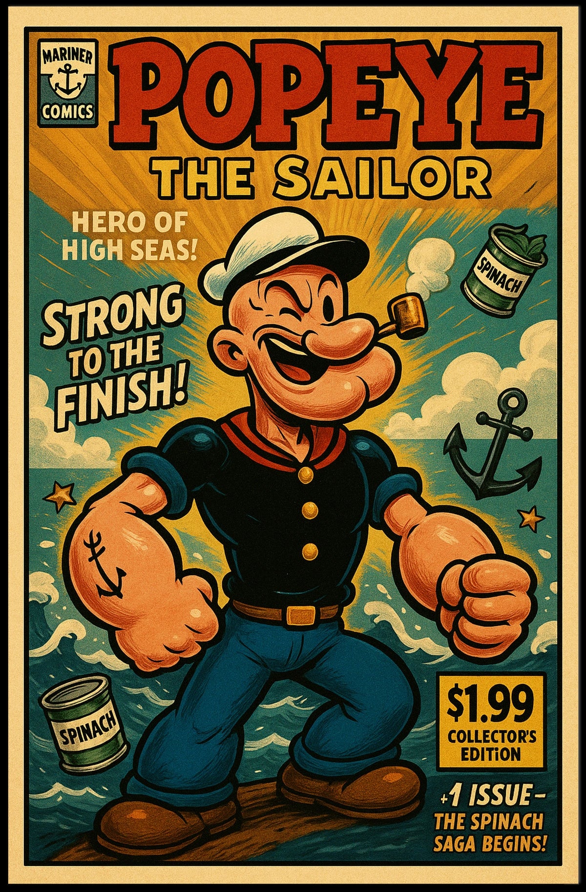 Popeye 1929 Art Poster POP-249
