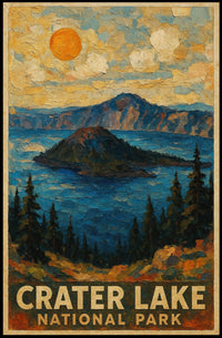 Crater Lake National Park Poster