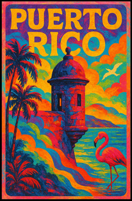 Vibrant Puerto Rico Poster