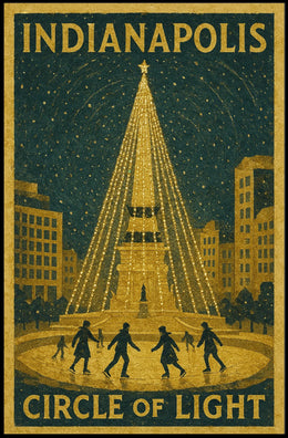 Indianapolis Circle Of Light Poster