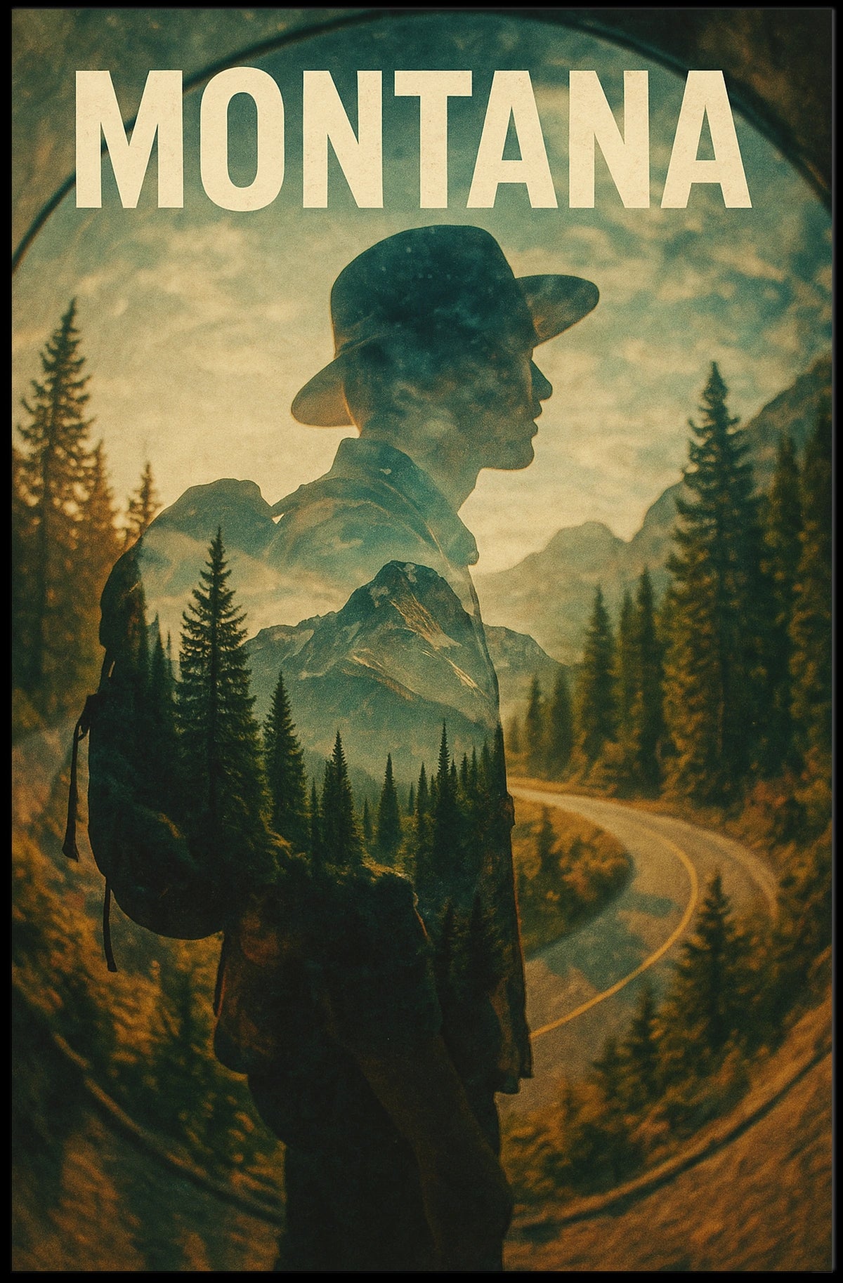 Montana Adventure Poster