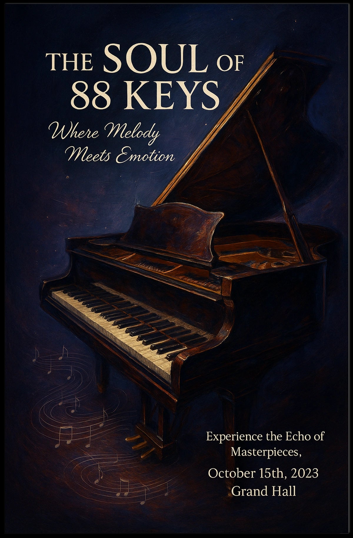 The Soul Of 88 Keys Poster