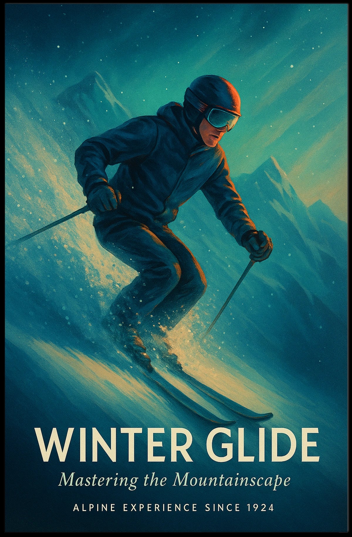 Winter Glide Poster