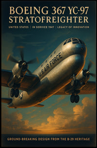 Boeing 367 YC-97 Stratofreighter Poster
